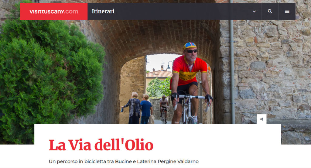 Valdarno Bike Road all’interno di Visit Tuscany